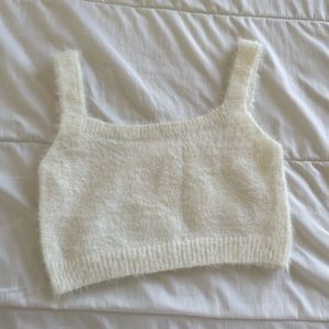 Textured White Tank